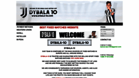 What Dybala-10.com website looked like in 2020 (3 years ago)