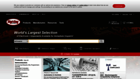 What Digikey.bg website looked like in 2020 (4 years ago)