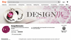 What Designmejewelry.com website looked like in 2020 (3 years ago)
