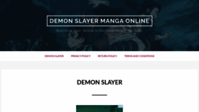 What Demonslayer-mangaonline.com website looked like in 2020 (3 years ago)