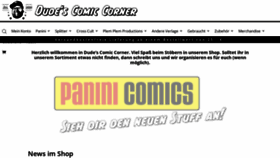 What Dudes-comic-corner.de website looked like in 2020 (3 years ago)
