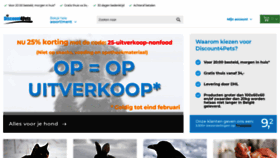 What Discount4pets.nl website looked like in 2020 (3 years ago)