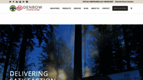What Denbow.com website looked like in 2020 (3 years ago)