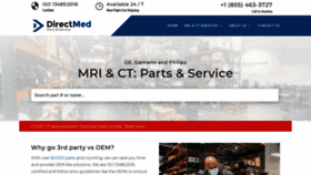 What Directmedparts.com website looked like in 2020 (3 years ago)