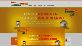What Danamon.co.id website looked like in 2020 (3 years ago)