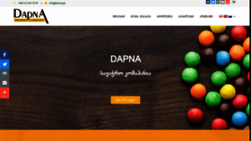 What Dapna.ge website looked like in 2020 (5 years ago)