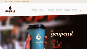 What Doppio-espresso.nl website looked like in 2020 (3 years ago)