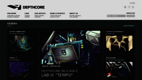 What Depthcore.com website looked like in 2020 (3 years ago)