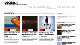 What Decibel.lk website looked like in 2020 (3 years ago)