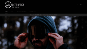 What Deftoptics.com website looked like in 2020 (3 years ago)