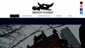 What Dragonacademy.org website looked like in 2020 (3 years ago)