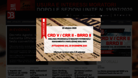 What Dirittobancario.it website looked like in 2020 (5 years ago)