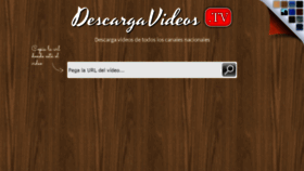 What Descargavideos.tv website looked like in 2020 (4 years ago)