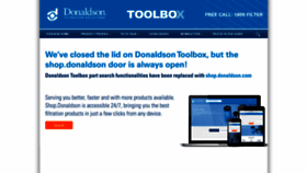 What Donaldsontoolbox.com.au website looked like in 2020 (3 years ago)