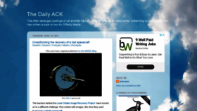 What Dailyack.com website looked like in 2020 (3 years ago)