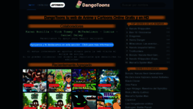 What Dangotoons.com website looked like in 2020 (3 years ago)