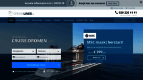 What Dreamlines.nl website looked like in 2020 (3 years ago)