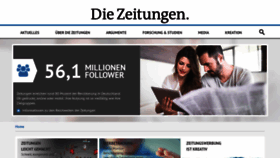 What Die-zeitungen.de website looked like in 2020 (3 years ago)