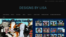 What Designsbylisa.com website looked like in 2020 (3 years ago)