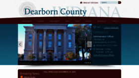 What Dearborncounty.org website looked like in 2020 (3 years ago)