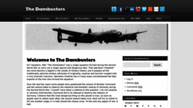 What Dambusters.org.uk website looked like in 2020 (3 years ago)