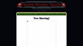 What Drapertheatre.org website looked like in 2020 (3 years ago)