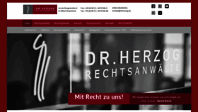 What Drherzog.de website looked like in 2020 (3 years ago)