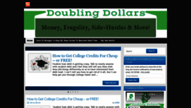 What Doublingdollars.com website looked like in 2020 (3 years ago)