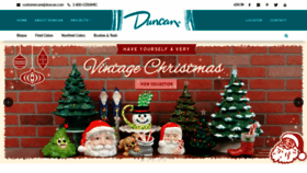 What Duncanceramics.com website looked like in 2020 (3 years ago)