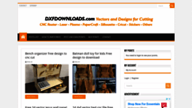 What Dxfdownloads.com website looked like in 2020 (3 years ago)