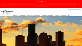 What Downtowndistrict.org website looked like in 2020 (3 years ago)