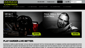 What Damagecontrolmouthguards.com website looked like in 2020 (3 years ago)