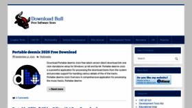 What Downloadbull.com website looked like in 2020 (3 years ago)