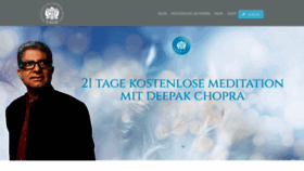 What Deepakchoprameditation.de website looked like in 2020 (3 years ago)