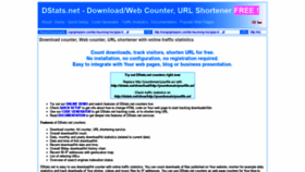 What Dstats.net website looked like in 2020 (5 years ago)