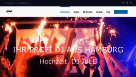 What Djjule.de website looked like in 2020 (3 years ago)