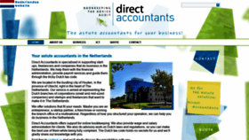 What Directaccountants.com website looked like in 2020 (3 years ago)