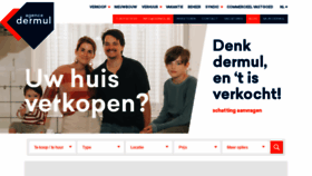 What Dermul.be website looked like in 2020 (3 years ago)