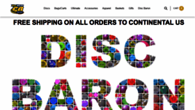 What Discbaron.com website looked like in 2020 (3 years ago)