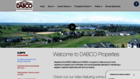 What Dabcomgmt.com website looked like in 2020 (3 years ago)