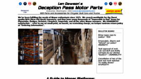 What Dpmotorparts.com website looked like in 2020 (3 years ago)