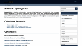 What Dspace.uclv.edu.cu website looked like in 2020 (3 years ago)