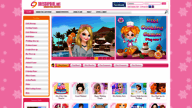 What Dressupgirl.net website looked like in 2020 (3 years ago)
