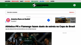 What Diarioesportivo.com.br website looked like in 2020 (3 years ago)