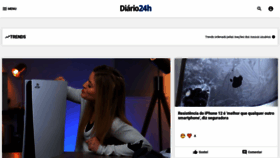 What Diario24horas.com.br website looked like in 2020 (3 years ago)