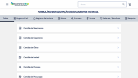 What Documentonobrasil.com.br website looked like in 2020 (3 years ago)