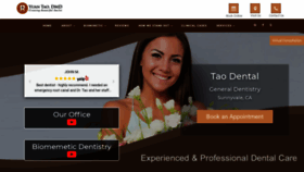 What Dentaltao.com website looked like in 2020 (3 years ago)