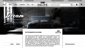 What Delife.eu website looked like in 2020 (3 years ago)