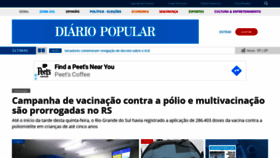 What Diariopopular.com.br website looked like in 2020 (3 years ago)
