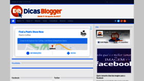 What Dicasblogger.com.br website looked like in 2020 (3 years ago)